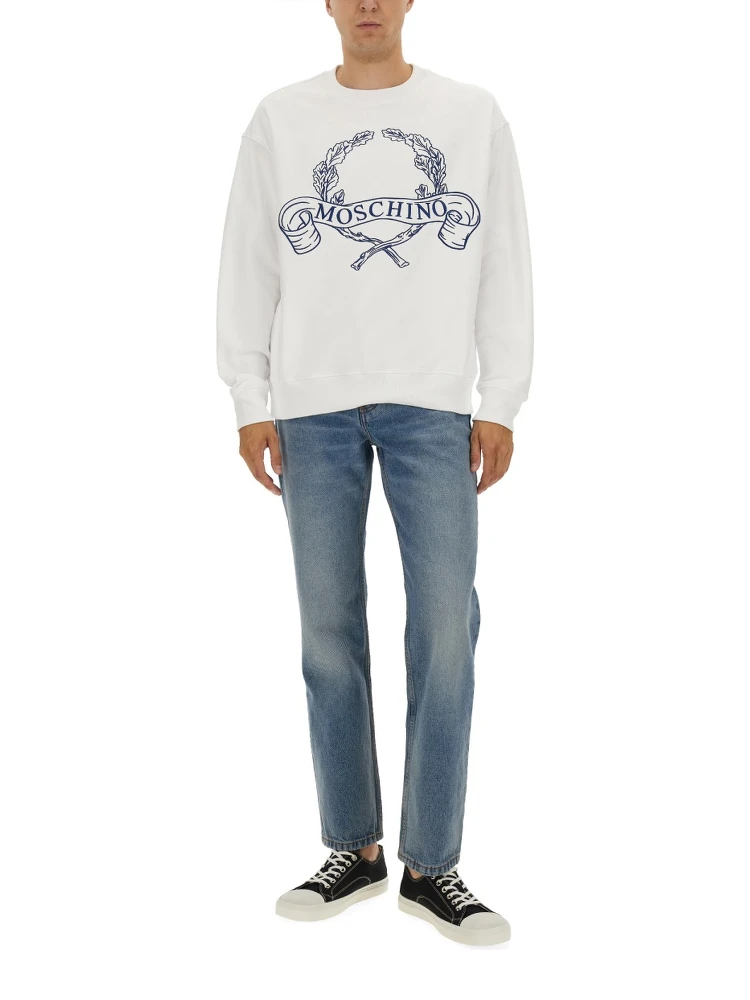 SWEATSHIRT WITH LAUREL CROWN LOGO EMBROIDERY alternative