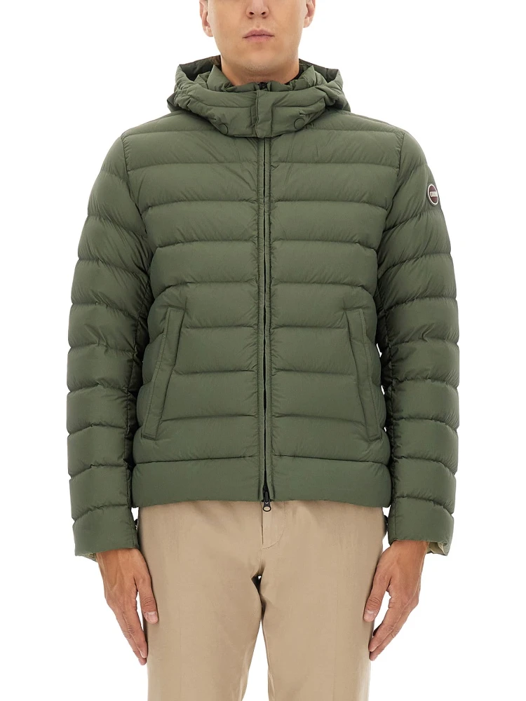 DOWN JACKET WITH DETACHABLE HOOD