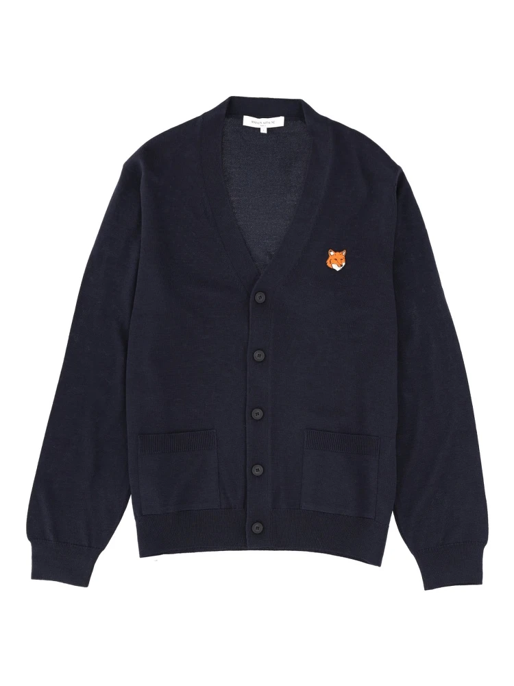"FOX HEAD" CARDIGAN