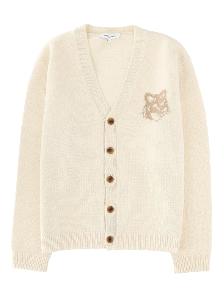 "FOX HEAD" CARDIGAN