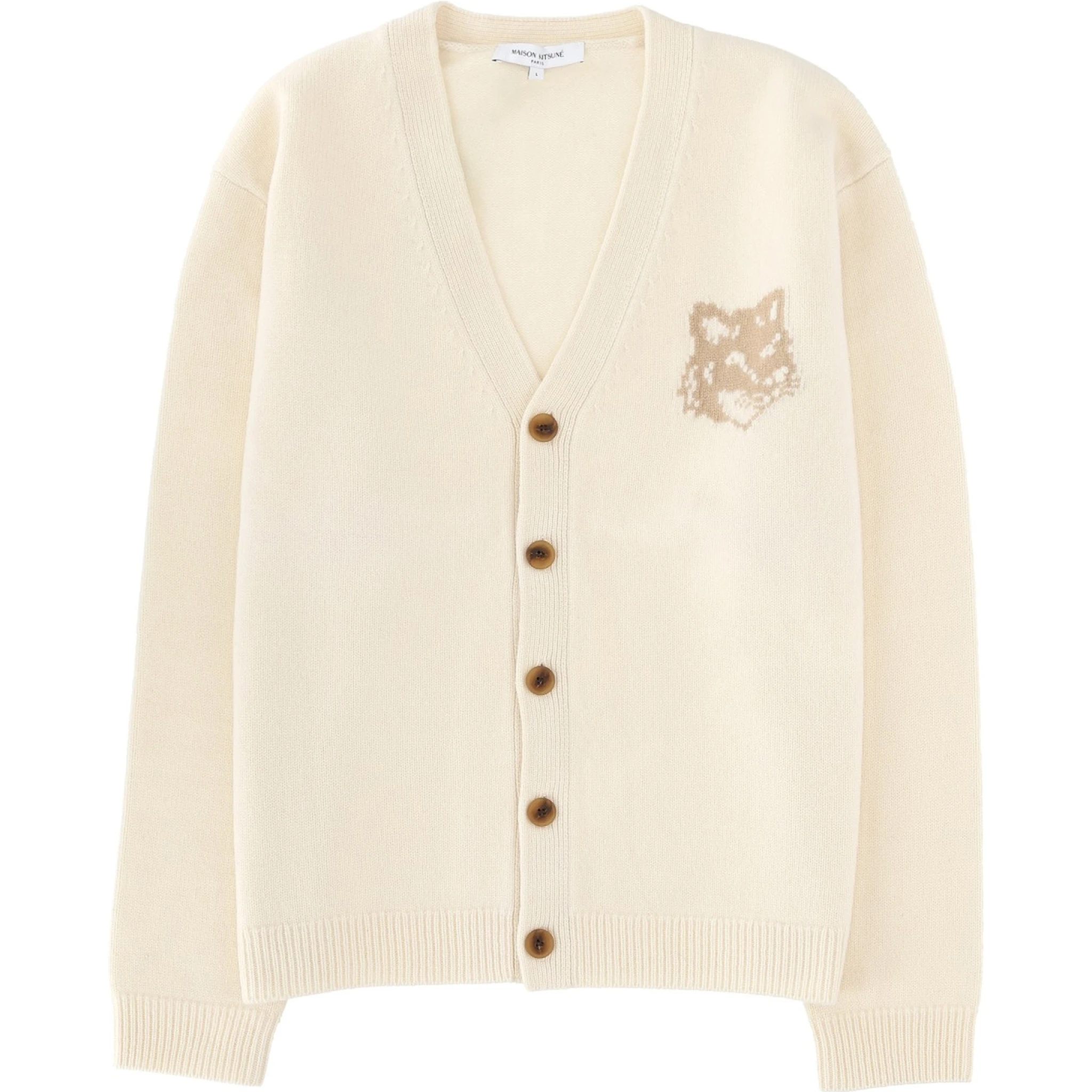 "FOX HEAD" CARDIGAN