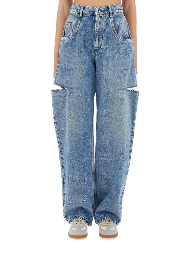 JEANS WITH CUT OUT DETAIL alternative