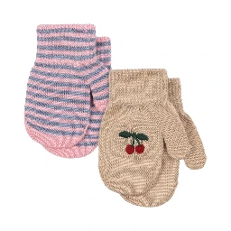 SET 2 PAIRS OF GLOVES