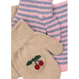 SET 2 PAIRS OF GLOVES