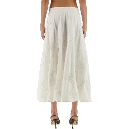 FLORAL MIDI SKIRT