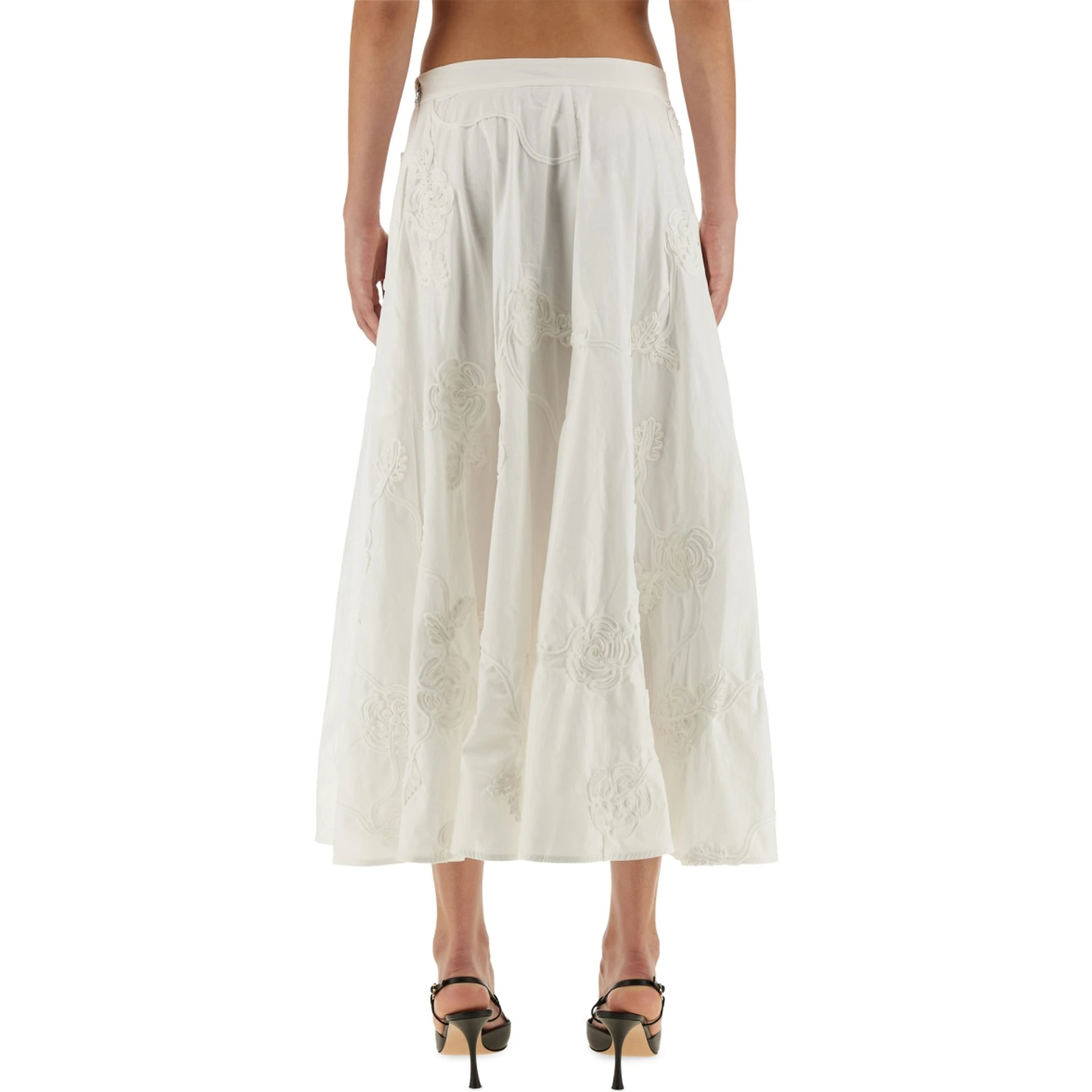 FLORAL MIDI SKIRT