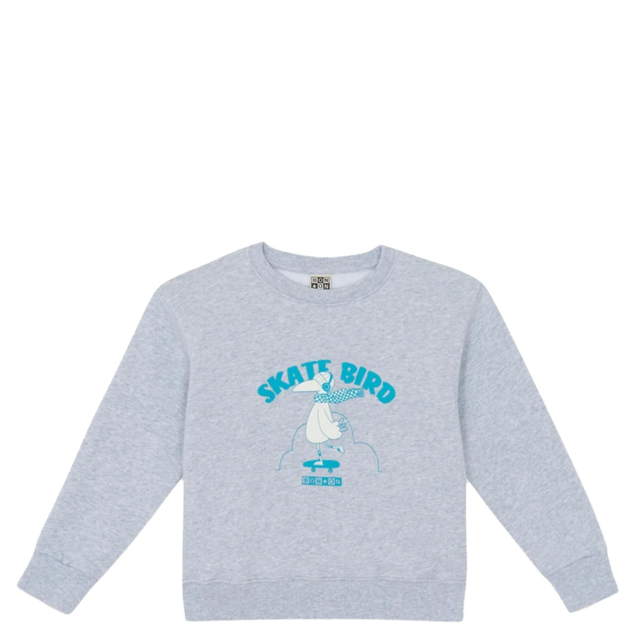 "SMILE SKATEBIRD" SWEATER
