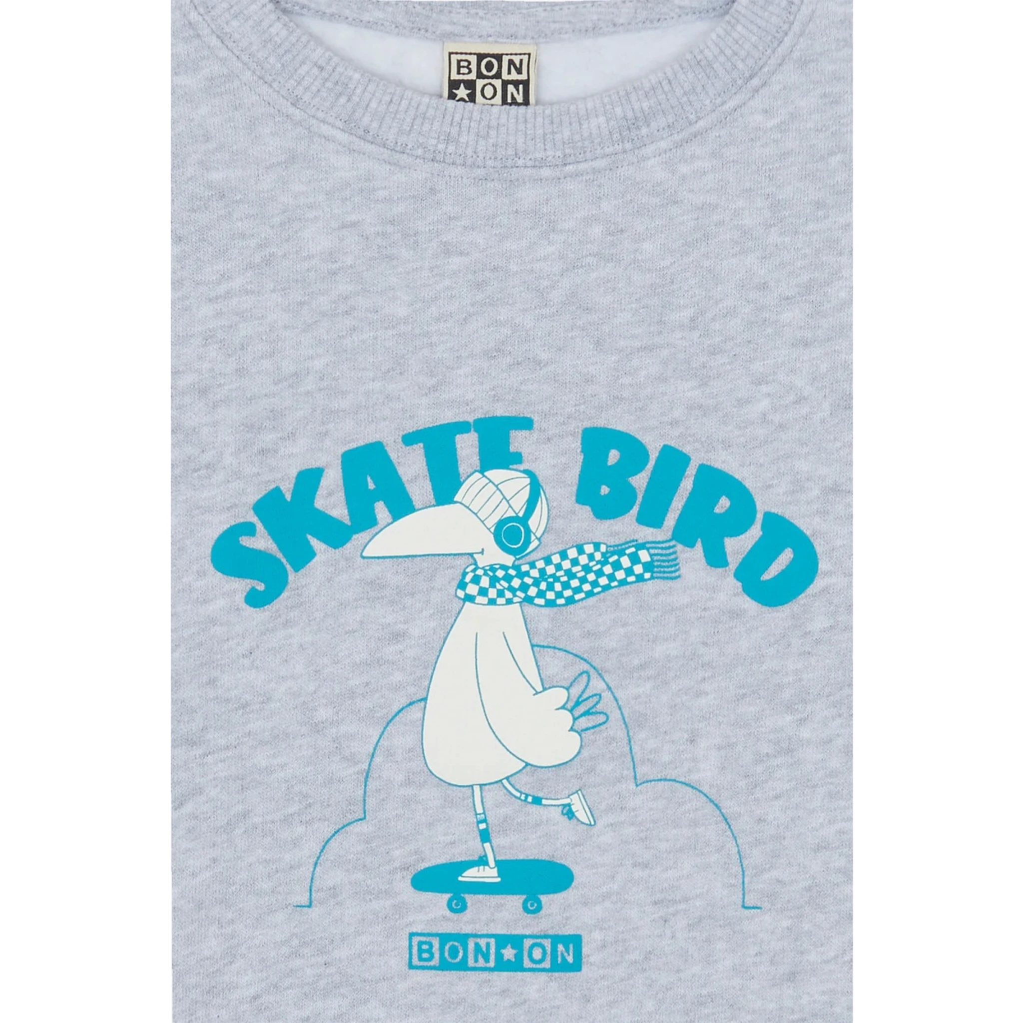 "SMILE SKATEBIRD" SWEATER