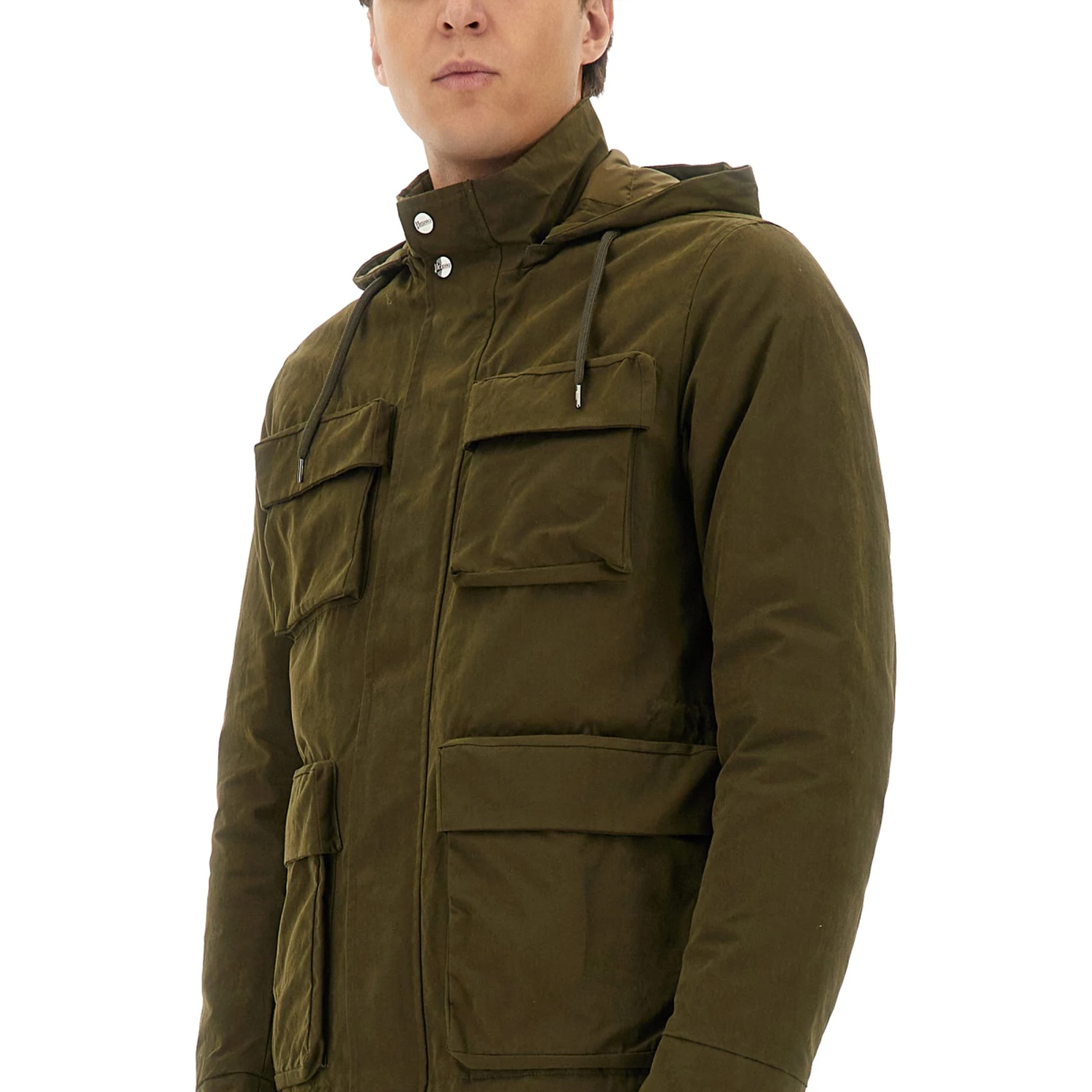 WAXED COTTON SHORT PARKA
