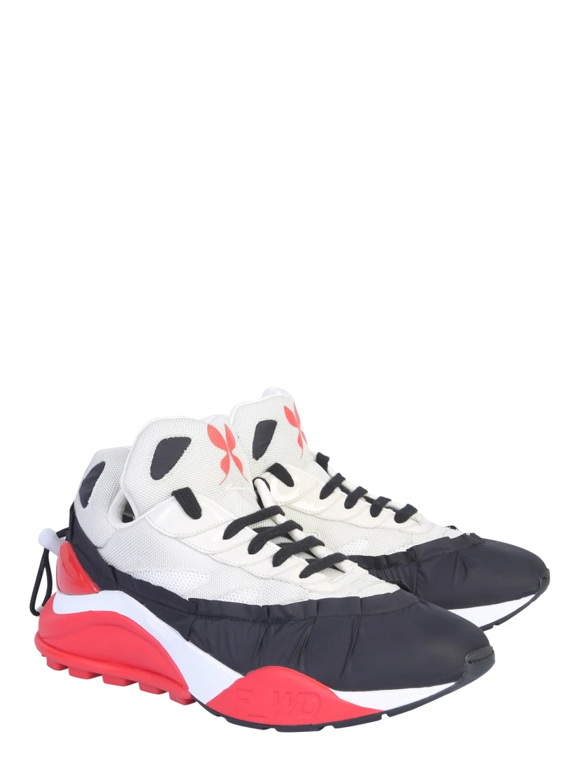 NYLON AND MESH SNEAKERS