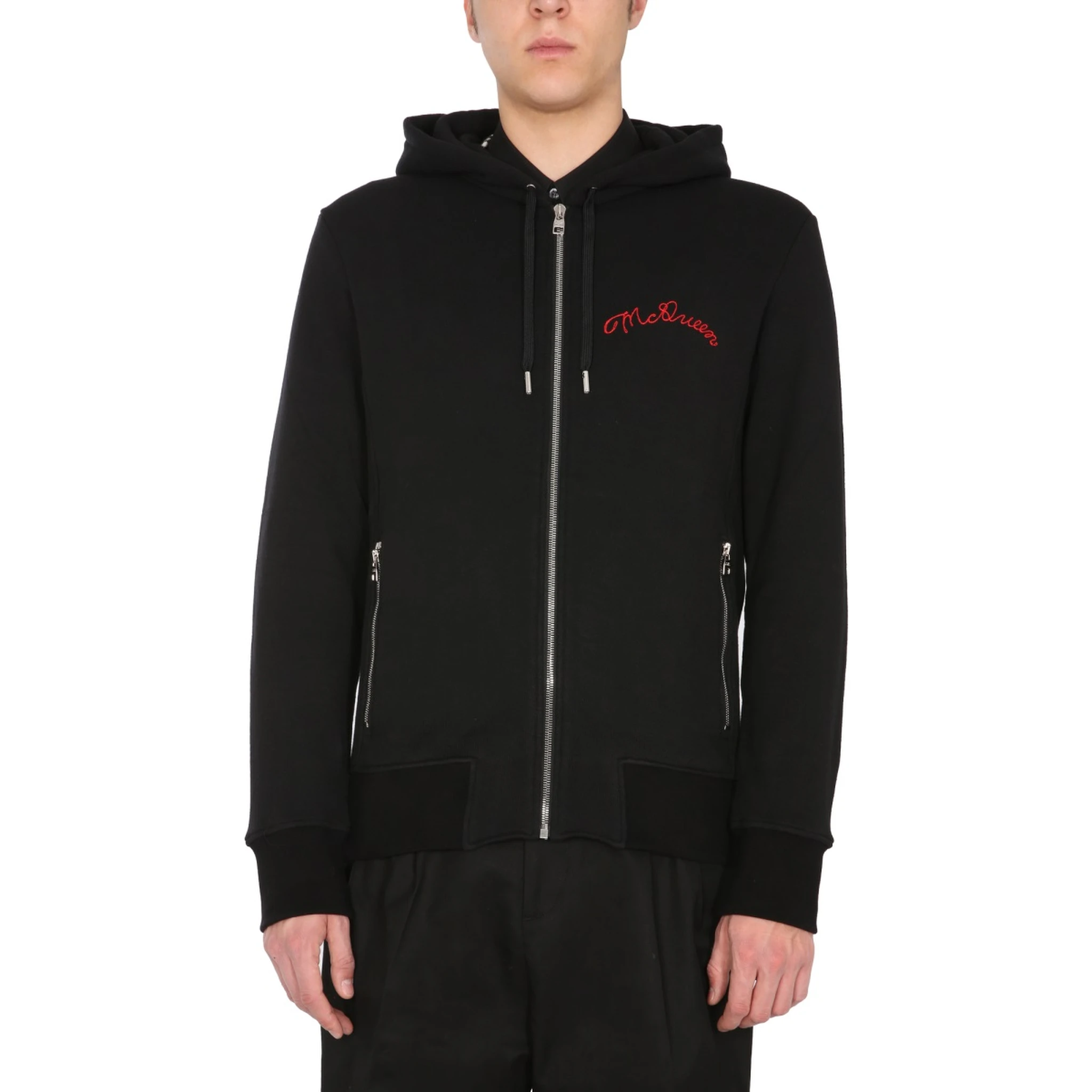HOODED SWEATSHIRT WITH ZIP