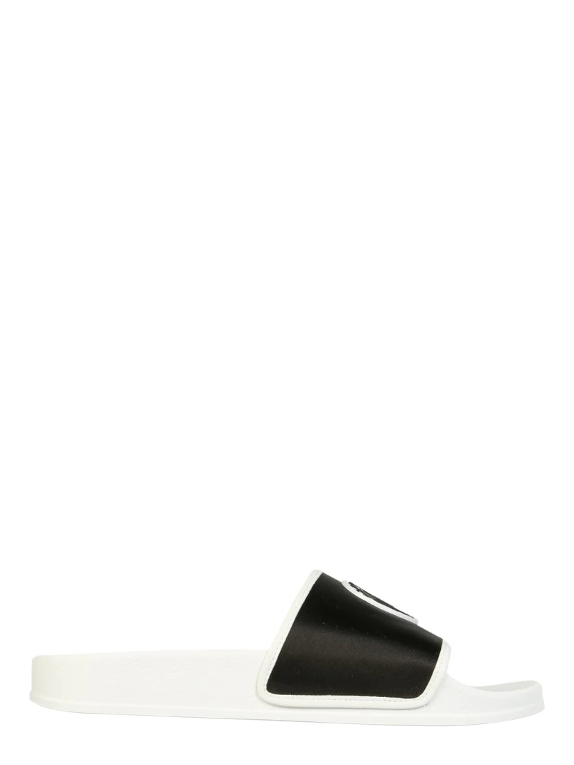 RUBBER SLIDE SANDALS