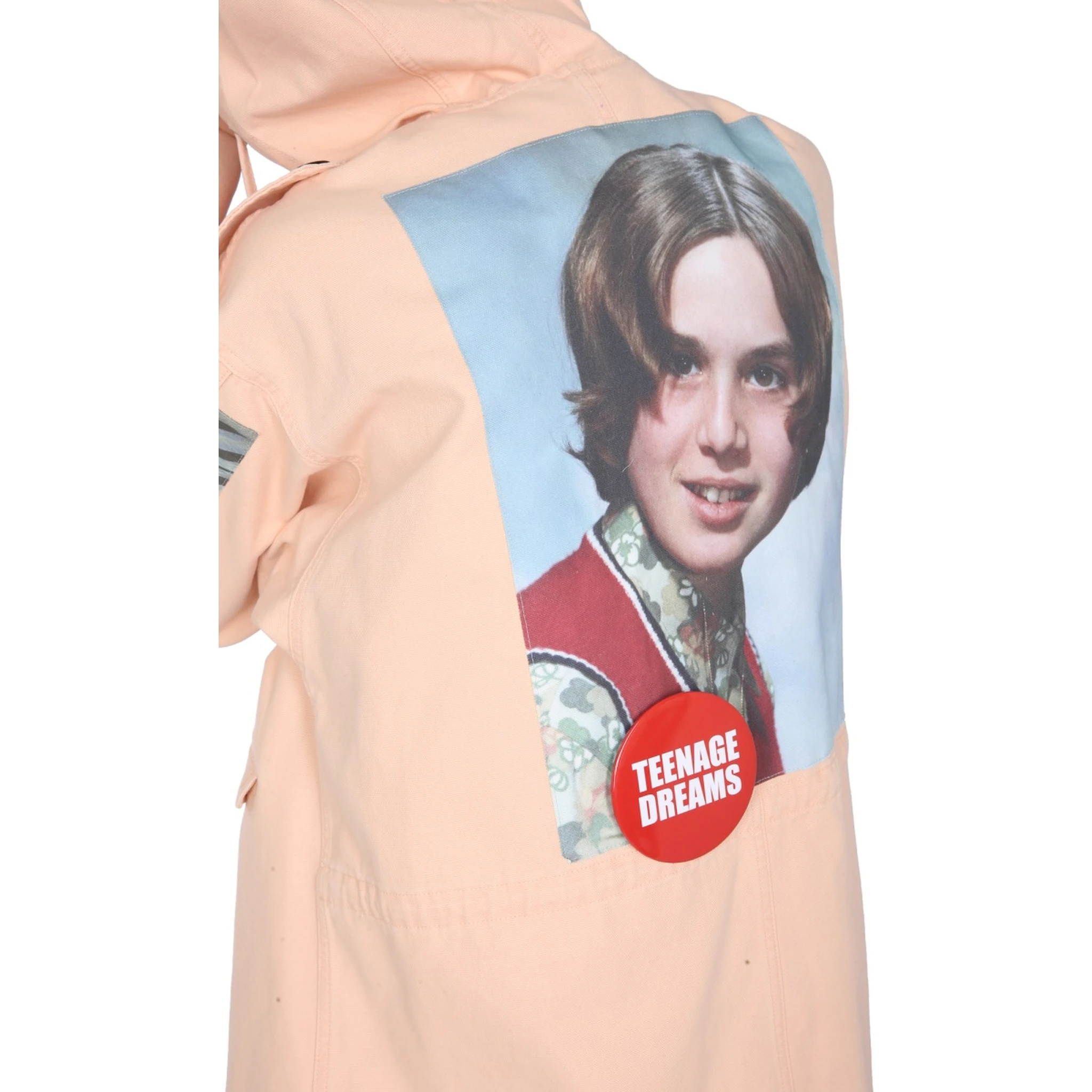 PARKA WITH LOGO PATCH