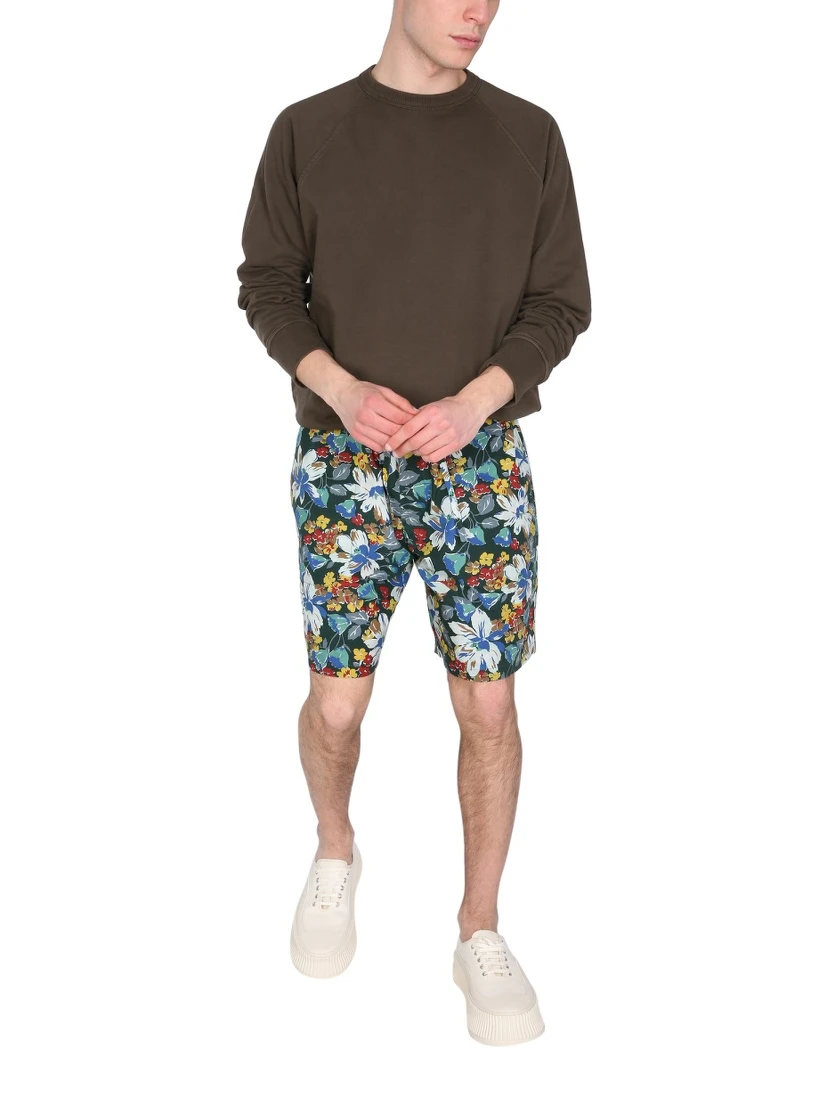 BERMUDA WITH FLORAL PRINT