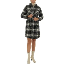 CHECK PRINT COAT