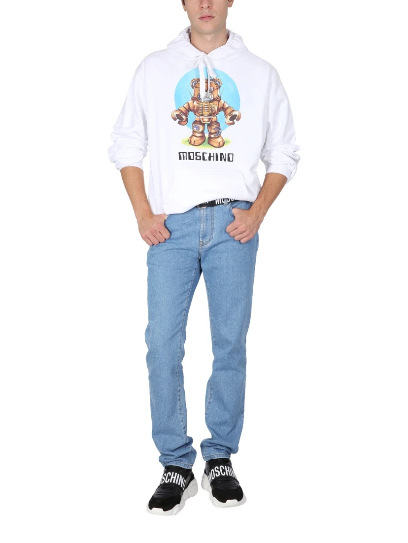 TEDDY PRINT SWEATSHIRT