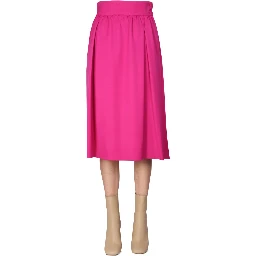 FLARED MIDI SKIRT