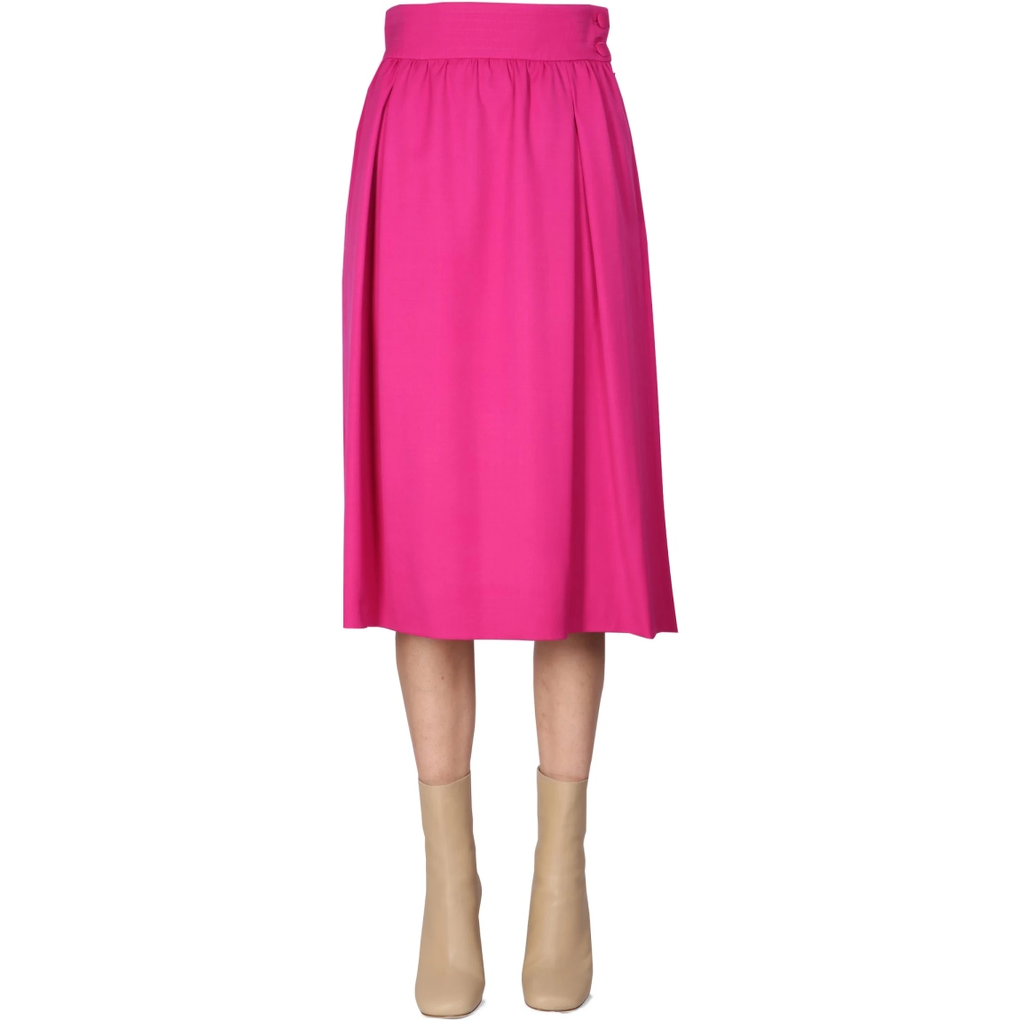 FLARED MIDI SKIRT