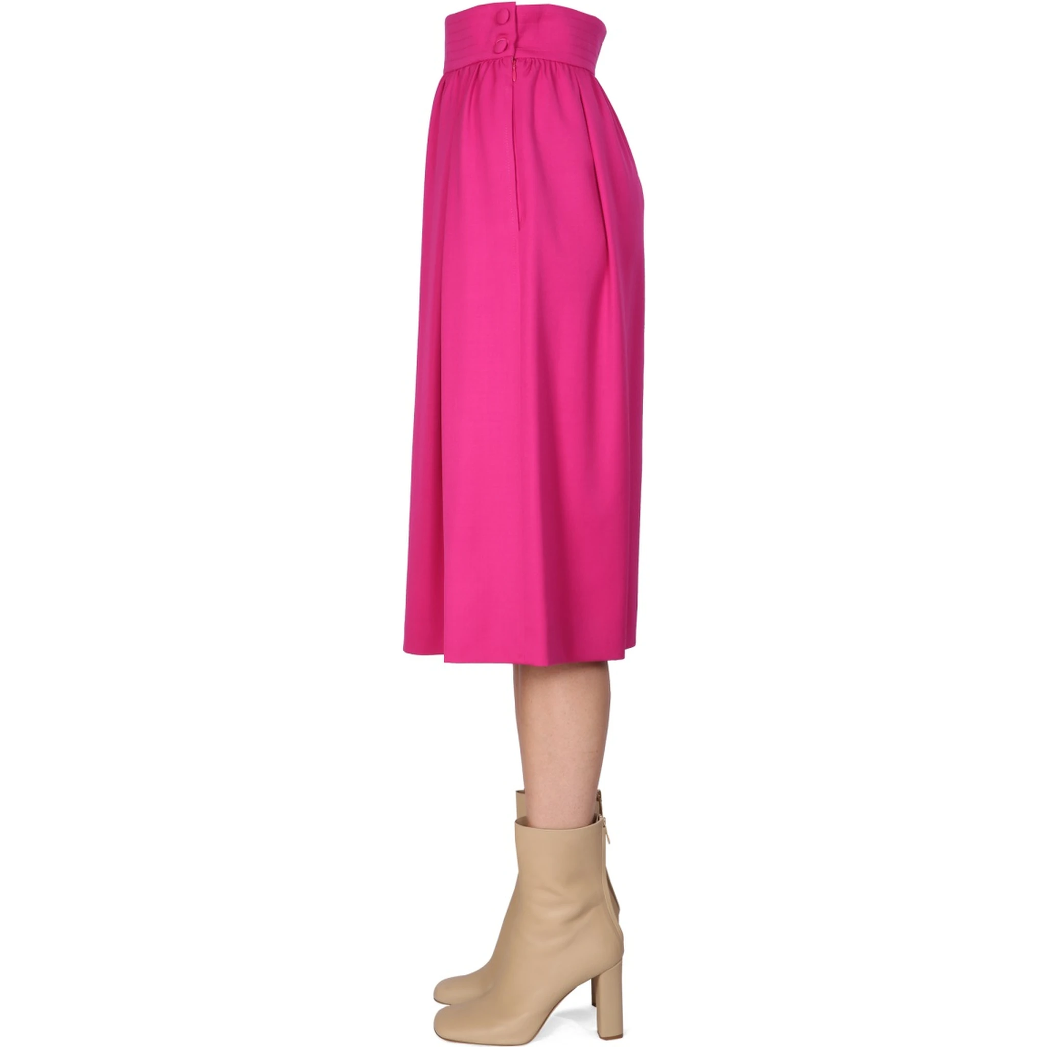 FLARED MIDI SKIRT