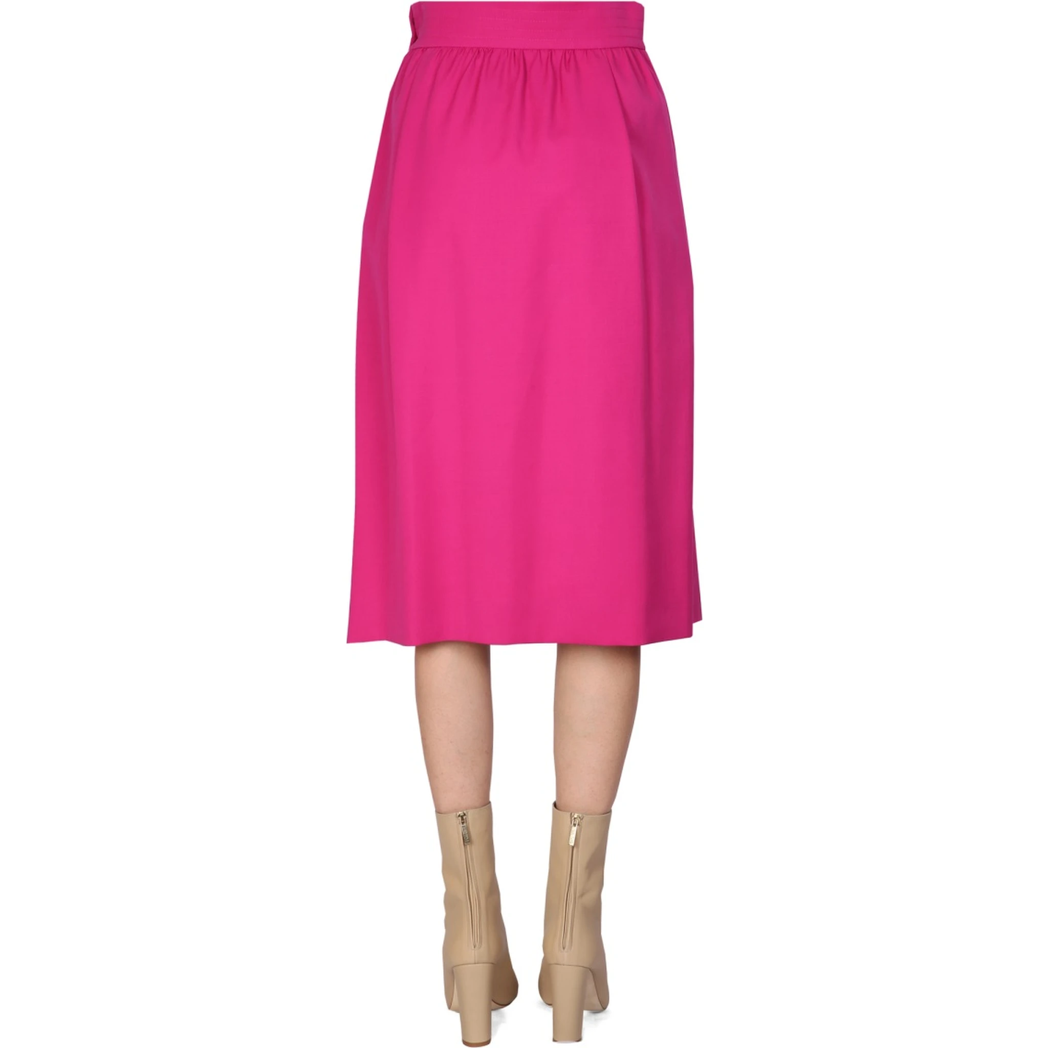 FLARED MIDI SKIRT