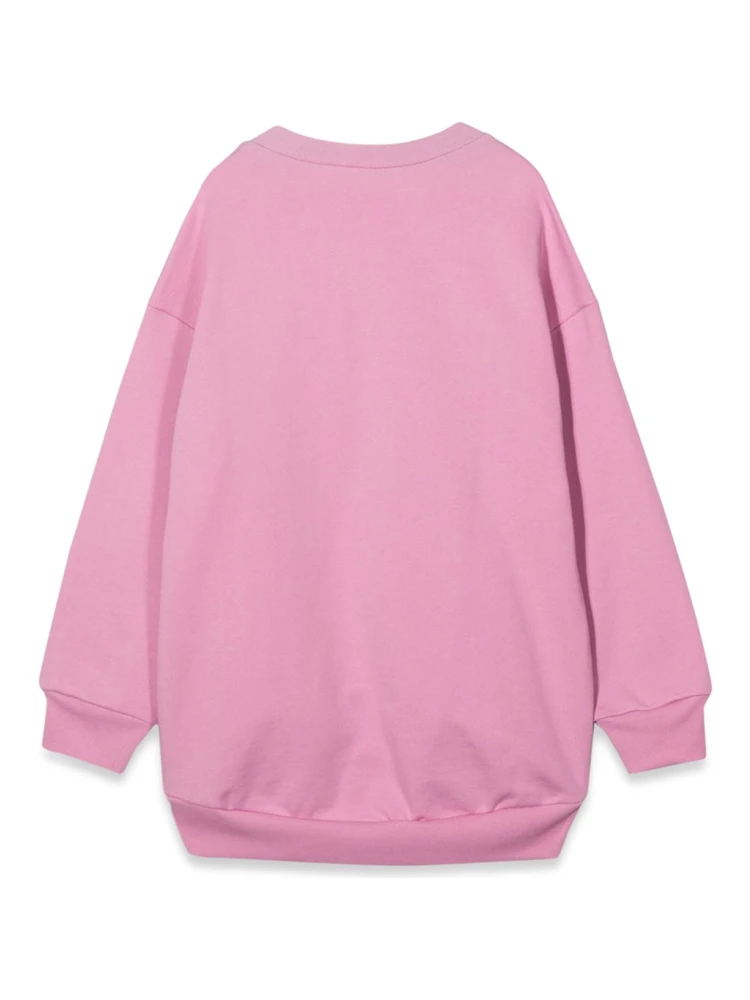 CREWNECK SWEATSHIRT LOGO AND HEART alternative