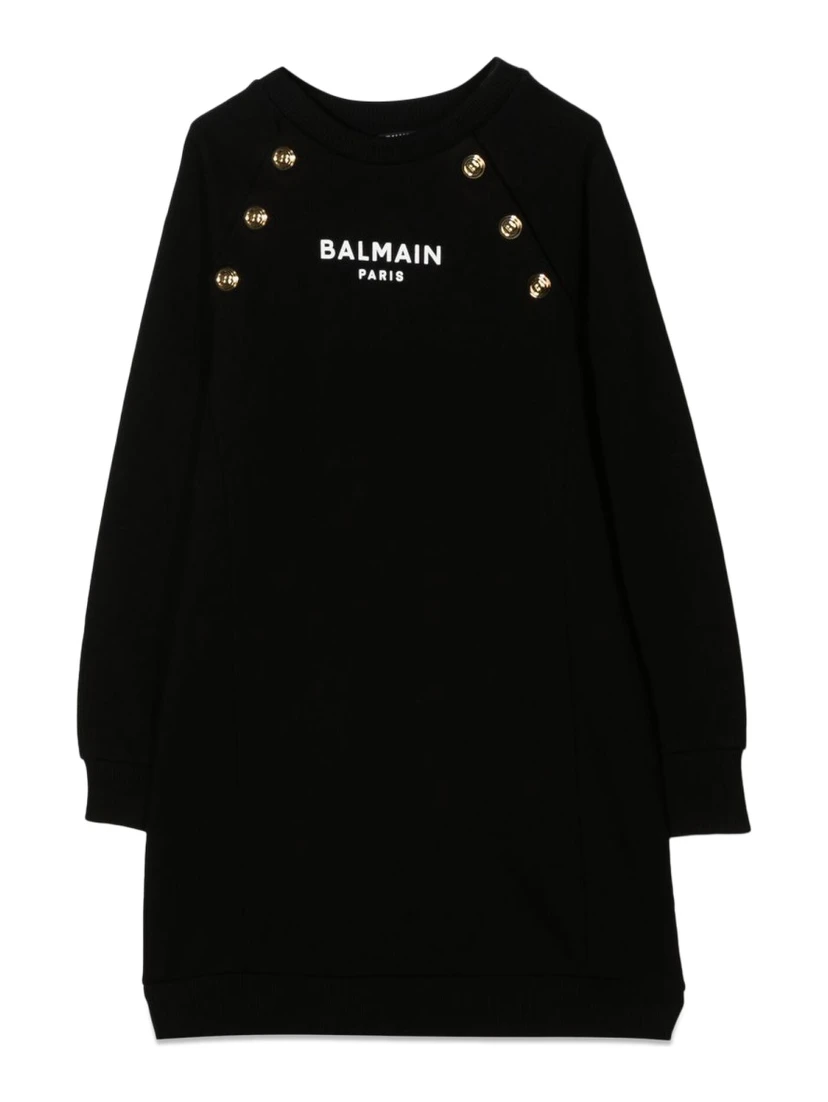 GOLD BUTTONS DRESS