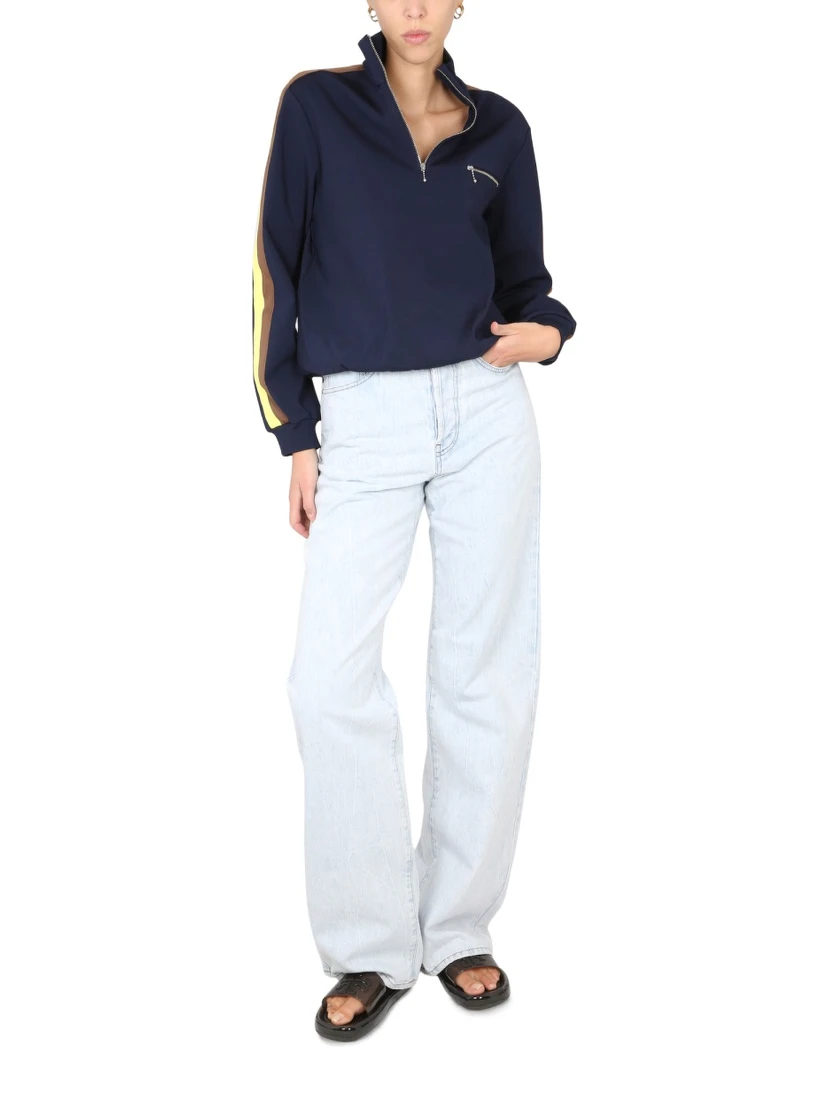 SWEATSHIRT WITH FRONT ZIPPER