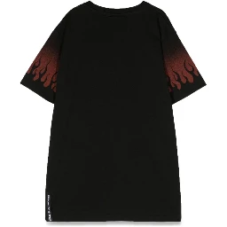 NEGATIVE RED FLAMES M/C T-SHIRT
