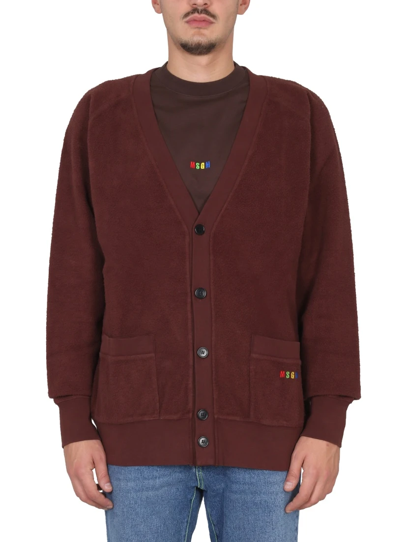 V-NECK CARDIGAN