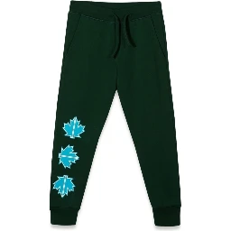 PLUSH PANTS LEAF LOGO ON FRONT LEG