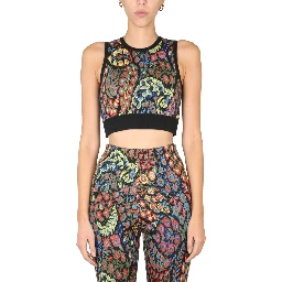 JACQUARD WOOL BLEND TOP AND LEGGINGS