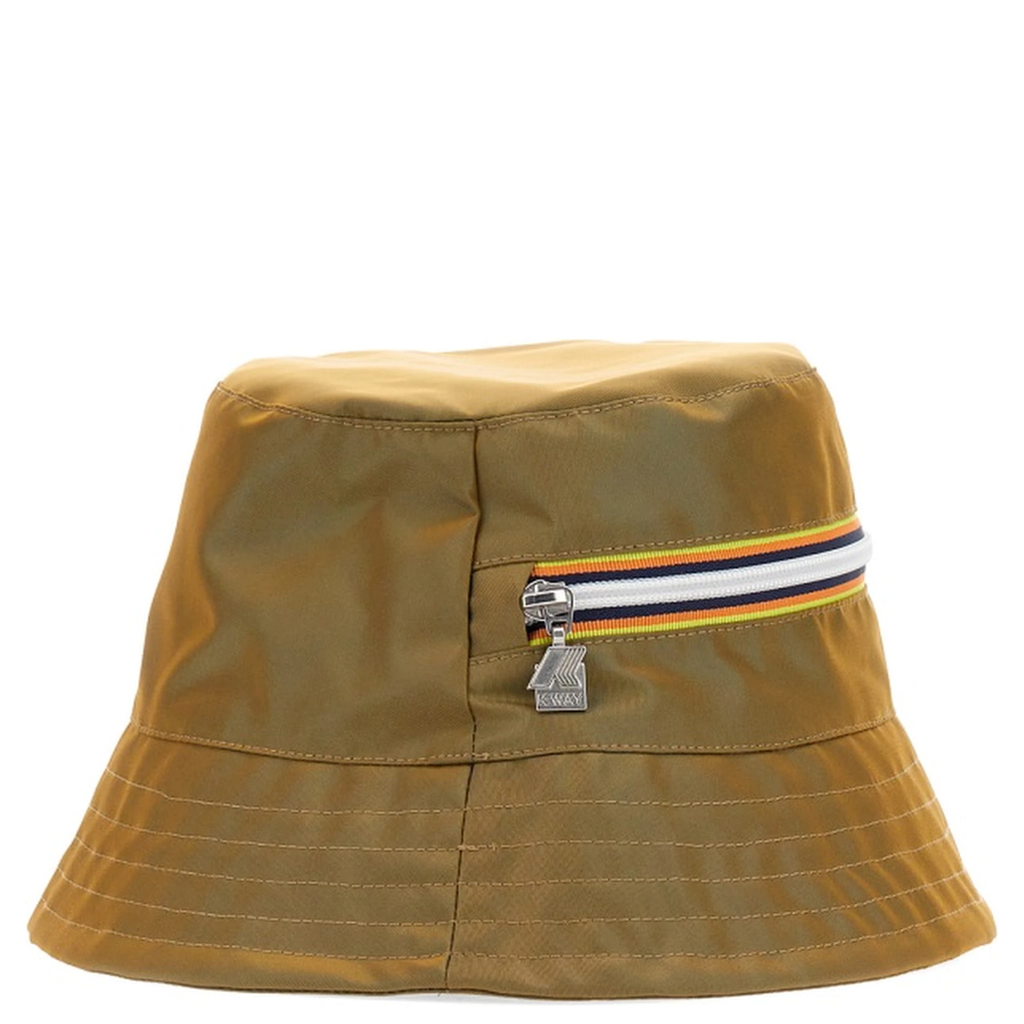 BUCKET HAT WITH ZIPPER LOGO