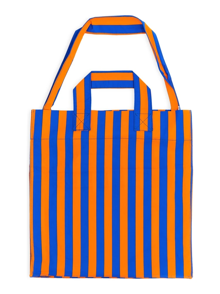 SHOPPER BAG WITH STRIPED PATTERN alternative