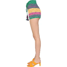 STRIPE PATTERN SHORTS