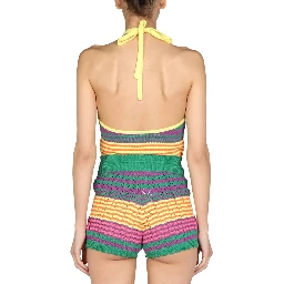 STRIPED PATTERN TOP