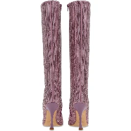 HIGH BOOT WITH RHINESTONES