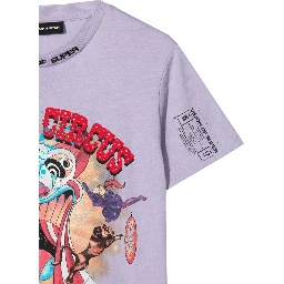 LILAC KIDS T-SHIRT WITH TONGUE PRINT