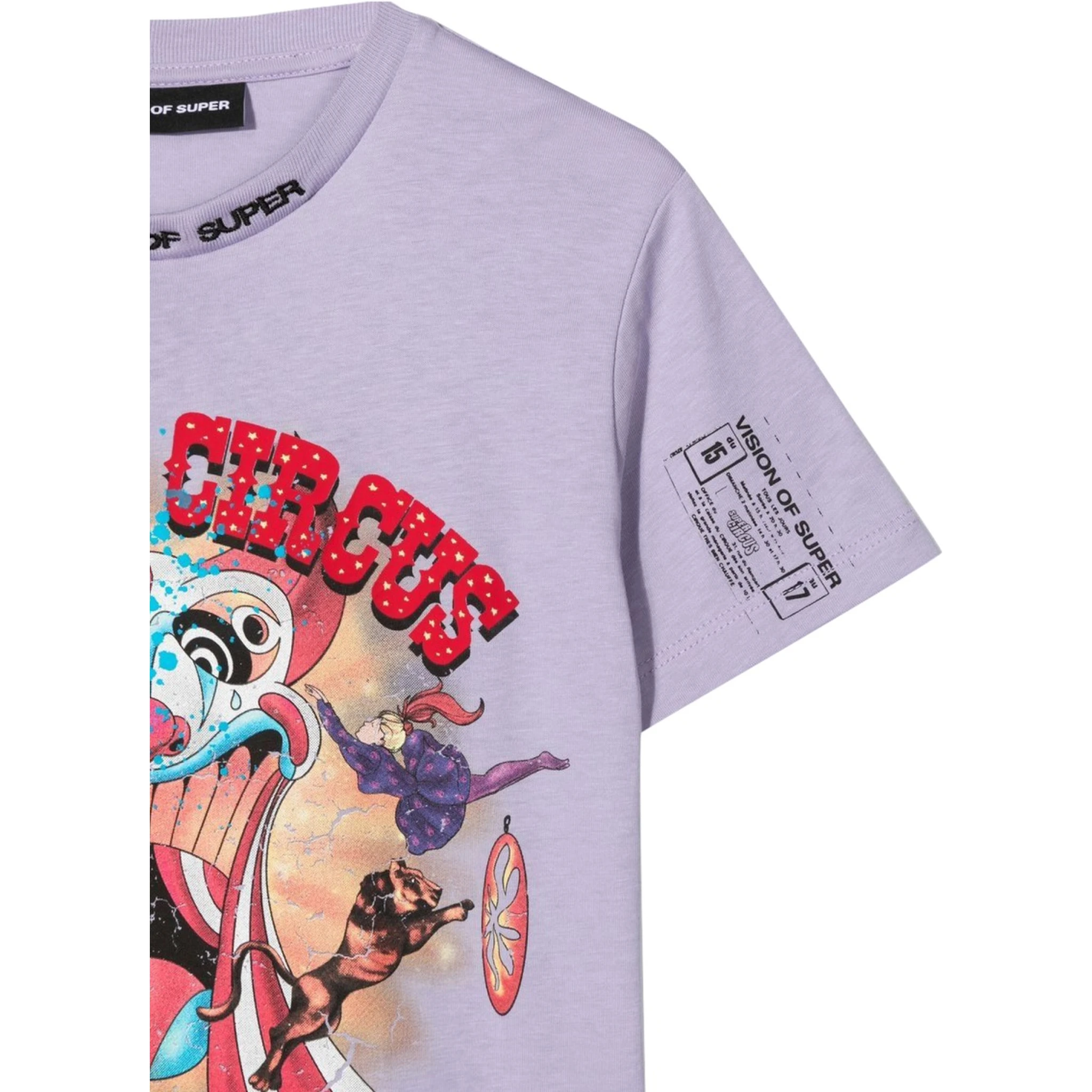 LILAC KIDS T-SHIRT WITH TONGUE PRINT