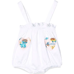 Graphic-print babygrow and beanie