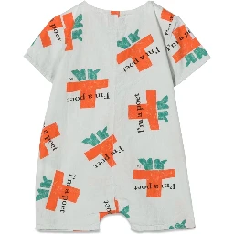 I'M A POET ALL OVER WOVEN PLAYSUIT