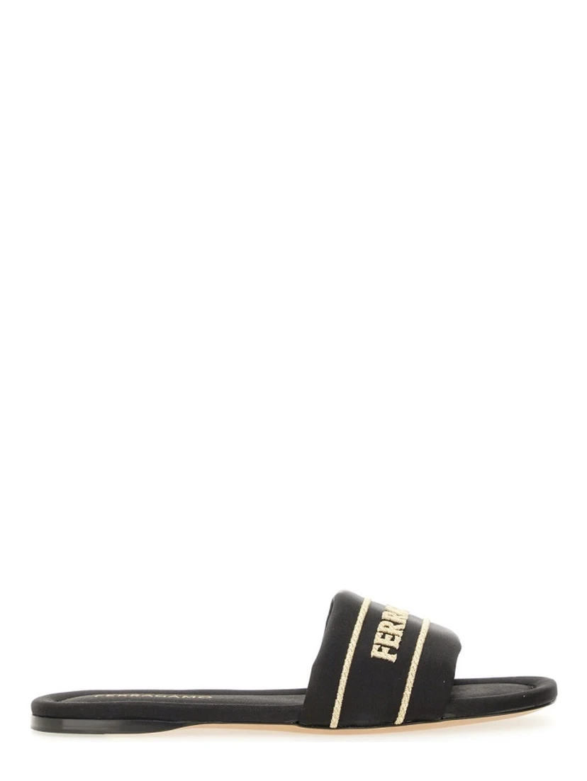 SLIDE SANDAL WITH LOGO