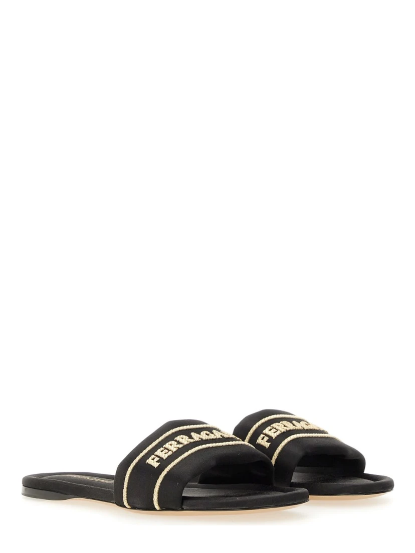 SLIDE SANDAL WITH LOGO