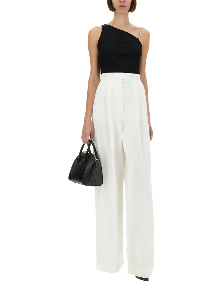 COTTON PLEATED PANTS alternative