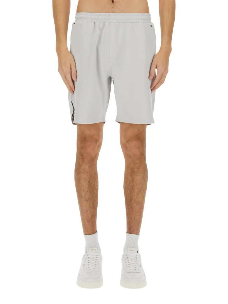 TECHNICAL FABRIC BERMUDA SHORTS