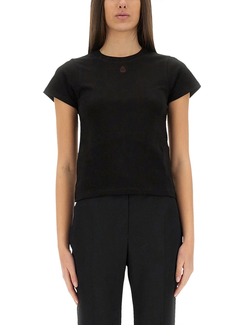 T-SHIRT WITH "SKULL" EMBROIDERY