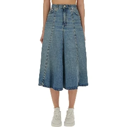 "SERENITY" MIDI SKIRT