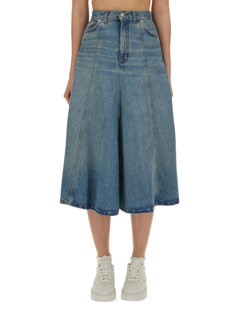 "SERENITY" MIDI SKIRT