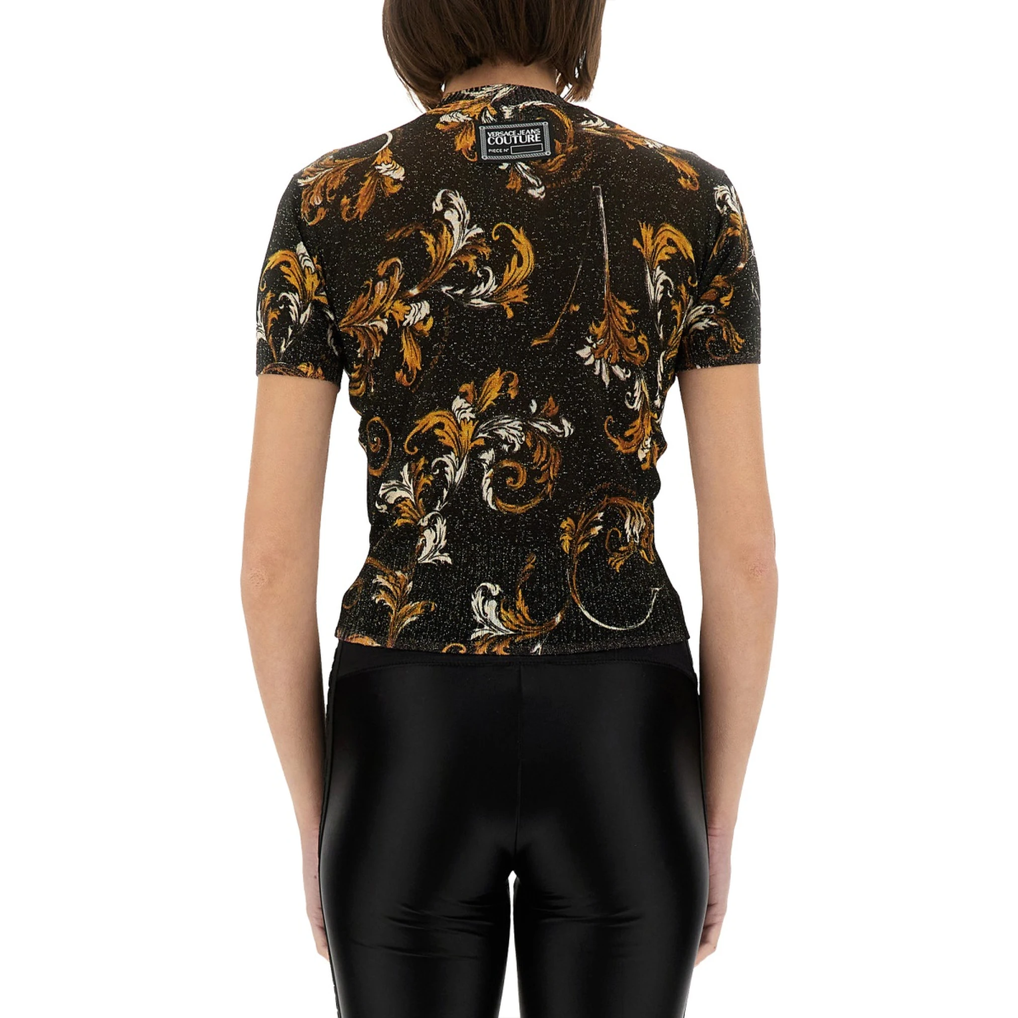 "OUTLINE BAROQUE" KNITTED T-SHIRT
