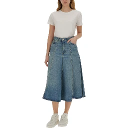 "SERENITY" MIDI SKIRT
