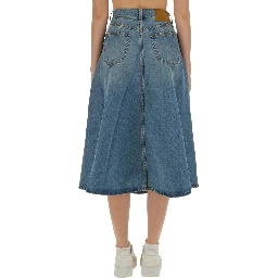 "SERENITY" MIDI SKIRT